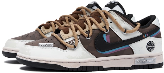 【訂製球鞋】 Nike Dunk Low 熊貓惡作劇 宇宙探索 多重宇宙 潮流復古 低筒 板鞋 GS 米棕 Shop 【訂製球鞋】 Nike Dunk Low 熊貓惡作劇 宇宙探索 多重宇宙 潮流復古 低筒 板鞋 GS 米棕