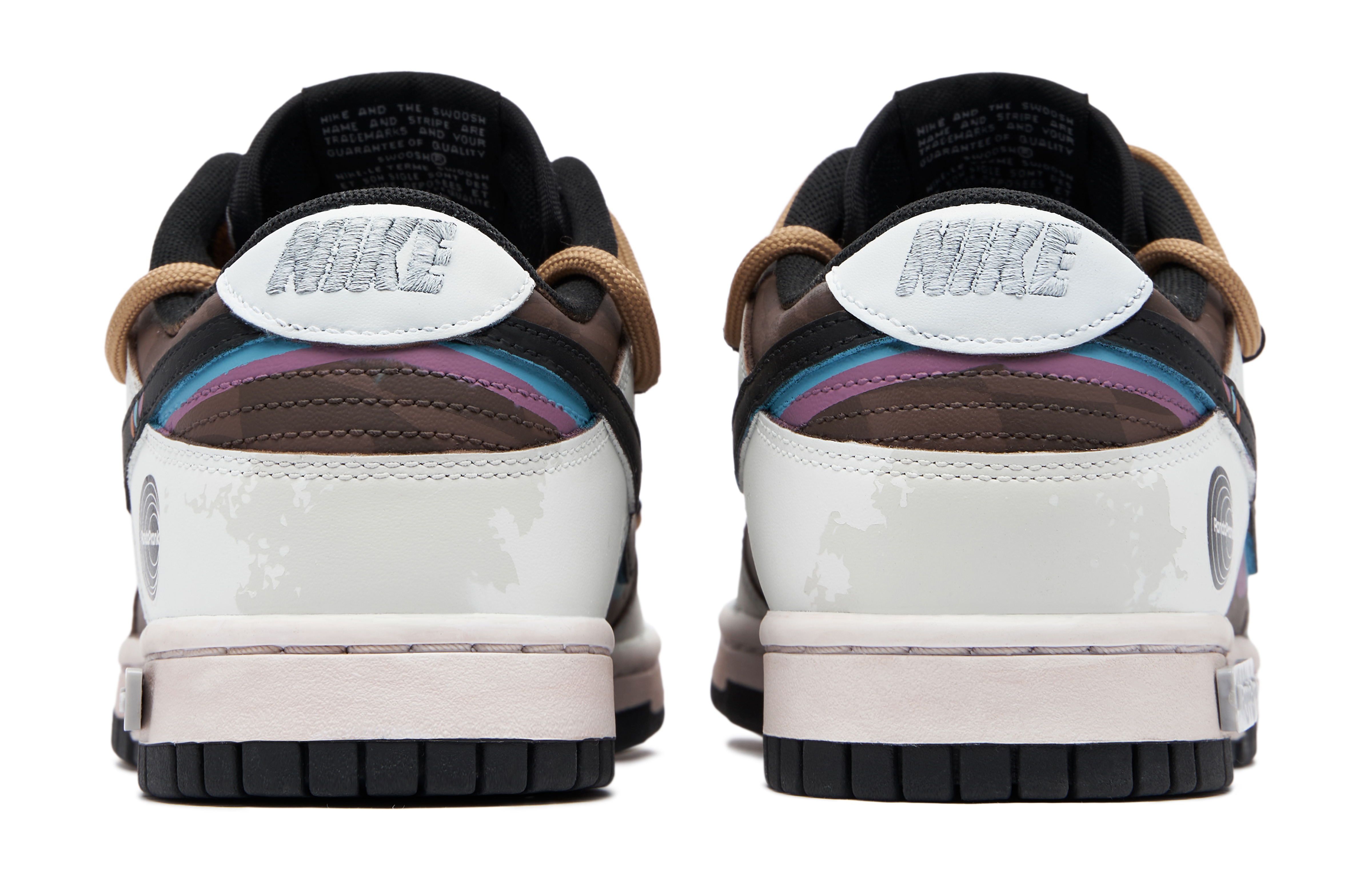 Purchase [カスタムシューズ] ナイキ ダンク ロー『パンダ プランク コスミック エクスプロレーション』CW1590-100-481105 CW1590-100-481105