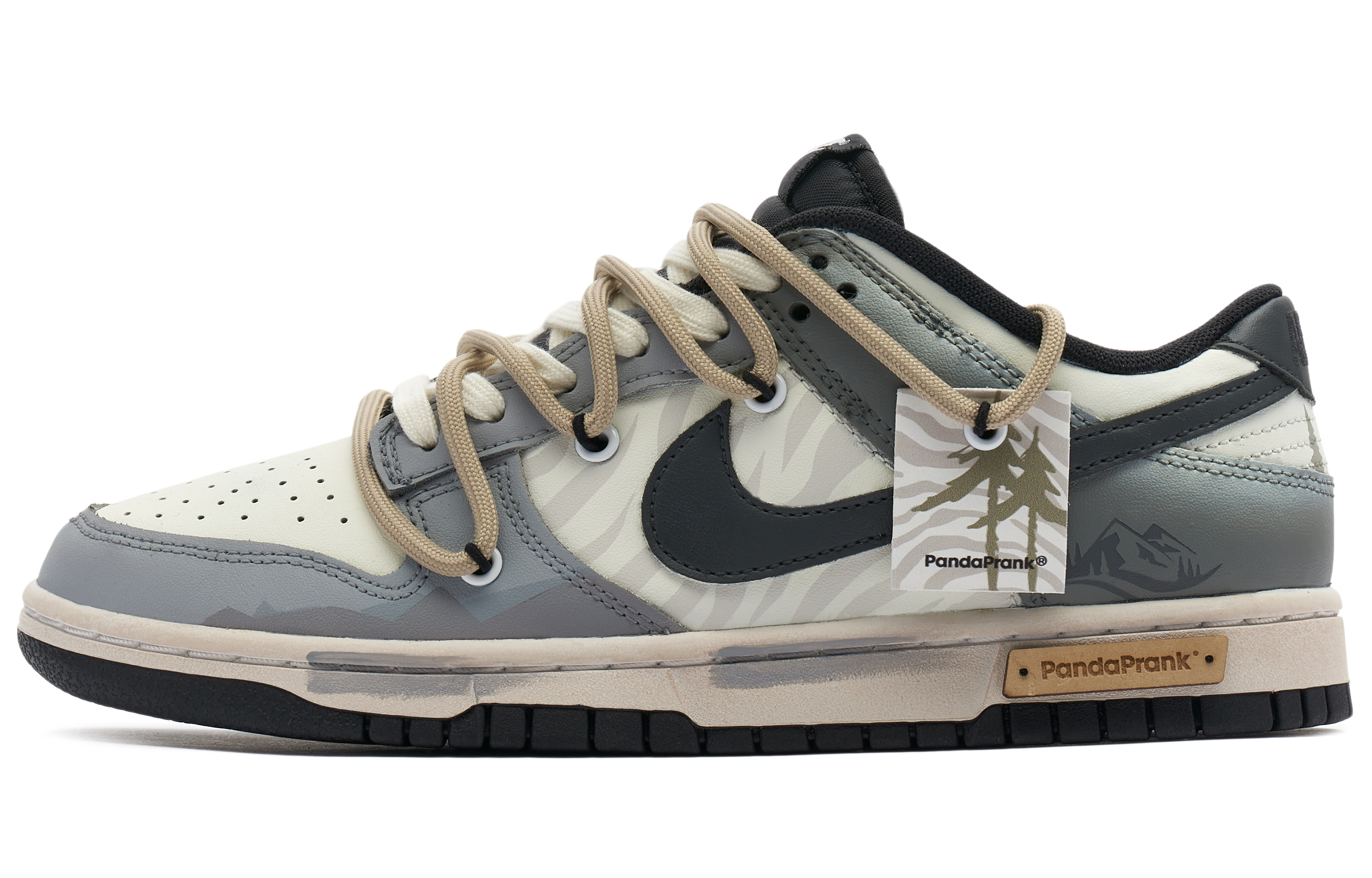 Buy 나이키 덩크 로우 '판다 장난 밀림 횡단' (59 characters) DV0831-002(TeamH-男款翻山悦己S-BOX)