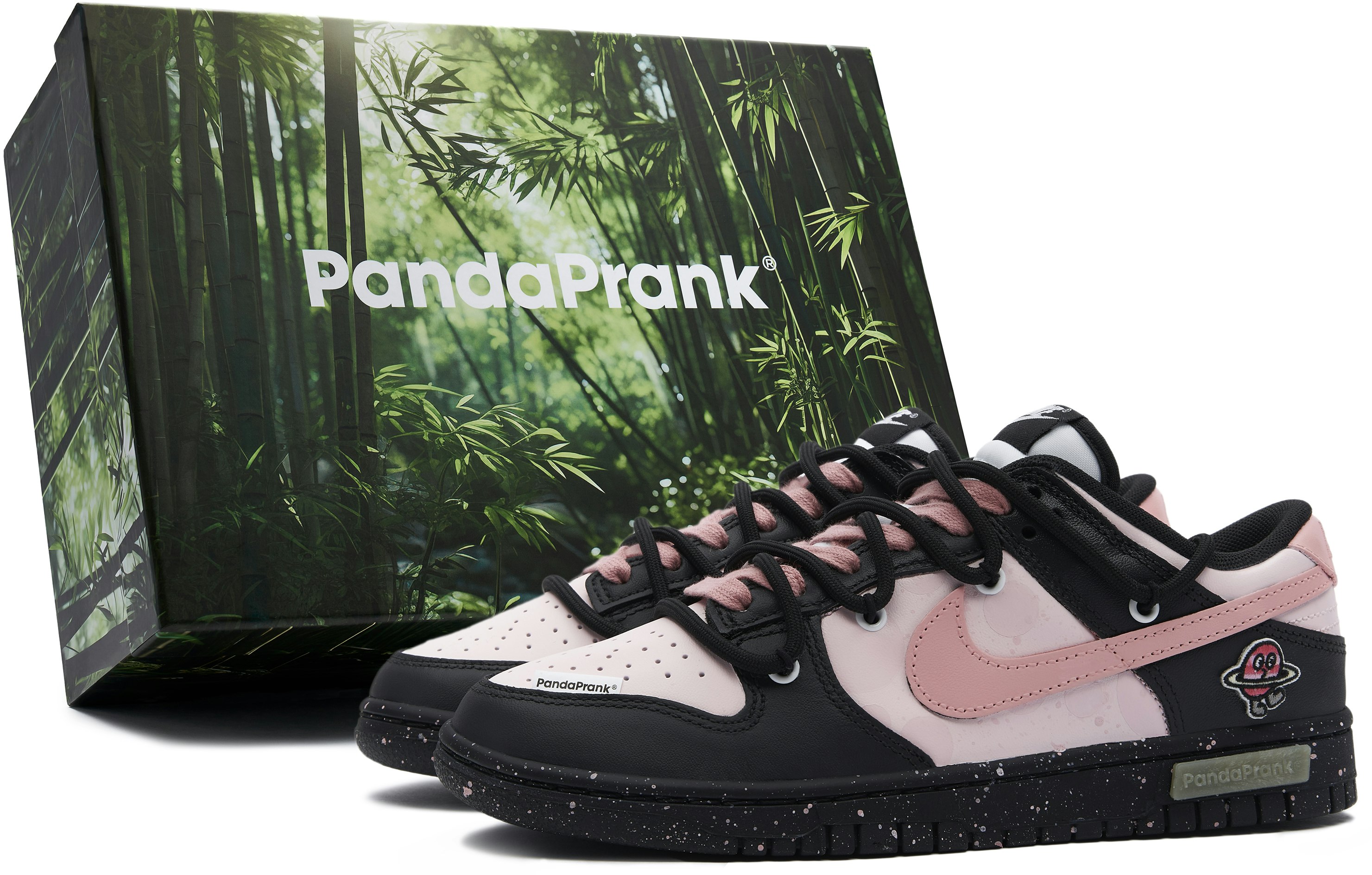 custom-shoes-nike-dunk-low-panda-prank-pink-planet-dd-1391-100-481006