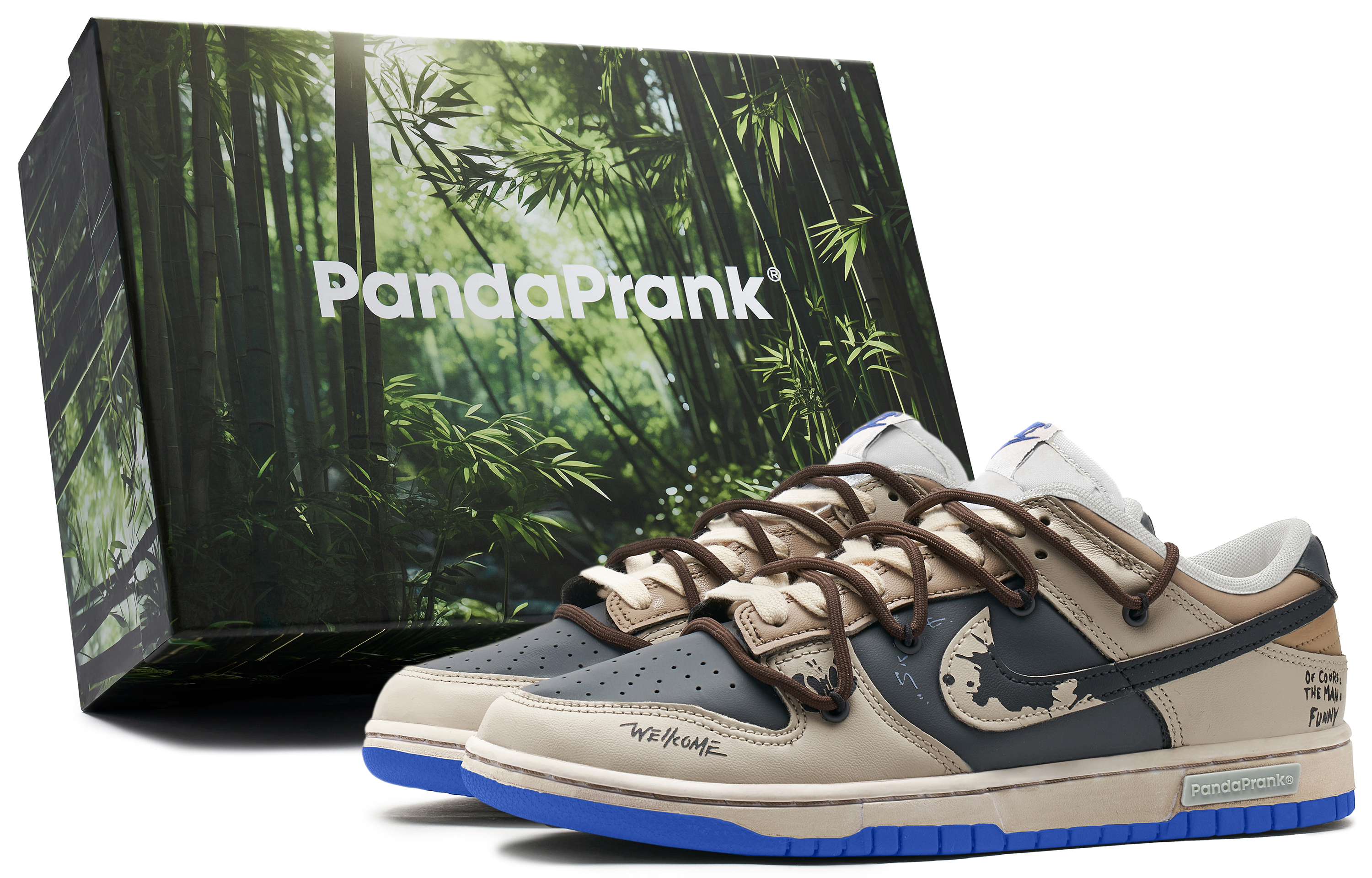 Buy [定制鞋] 耐克Dunk Low '反转熊猫滑板鞋' DV0831-104-486745