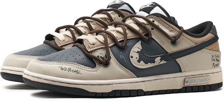 【定制球鞋】 Nike Dunk Low 熊貓惡作劇 滑行軌跡 反轉滑板 板鞋 男款 黑白 Lookbook 【定制球鞋】 Nike Dunk Low 熊貓惡作劇 滑行軌跡 反轉滑板 板鞋 男款 黑白