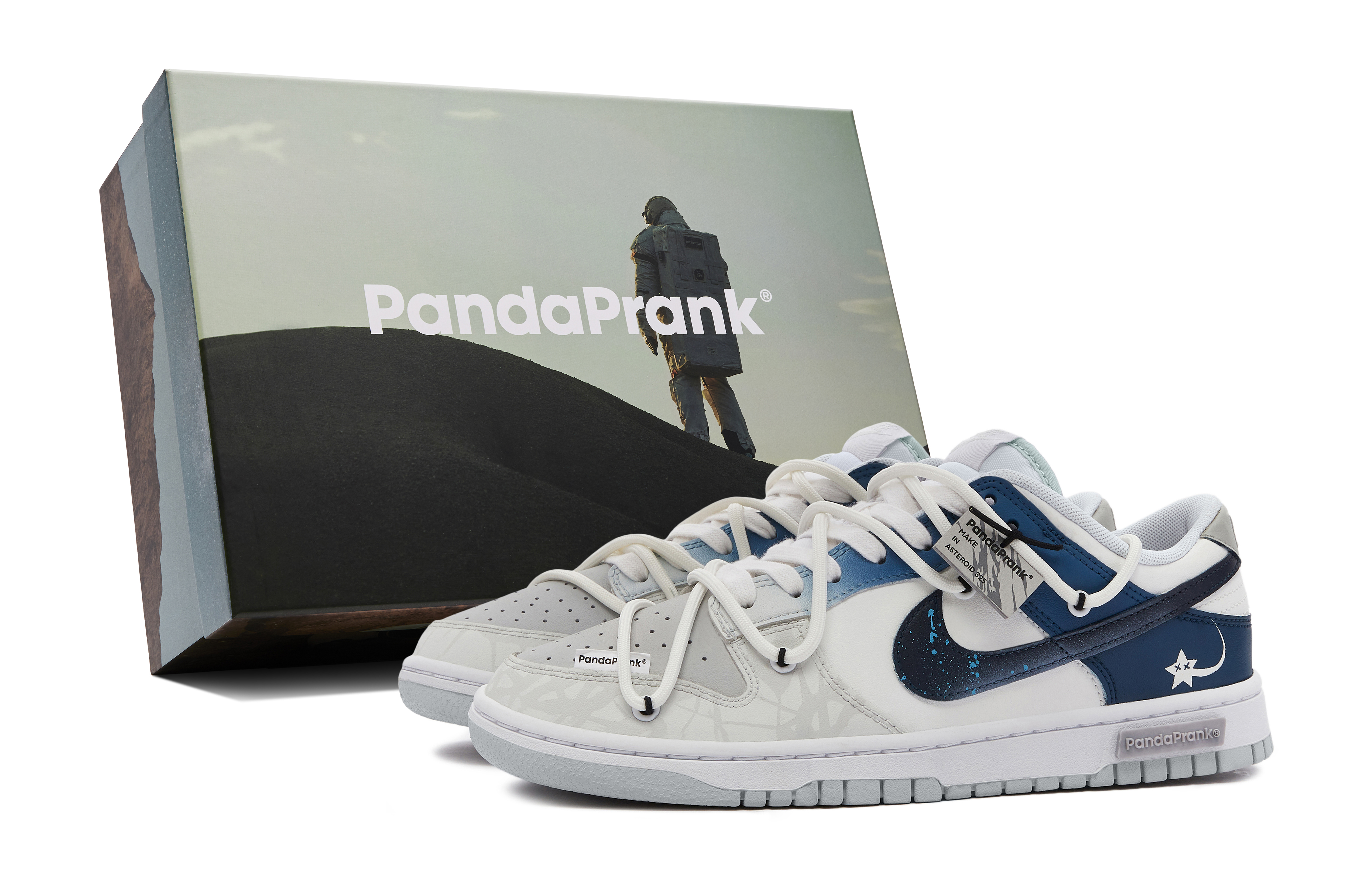 Buy ナイキ ダンク ロー "パンダいたずらスカイライン" (カスタム) DH9765-102-481207
