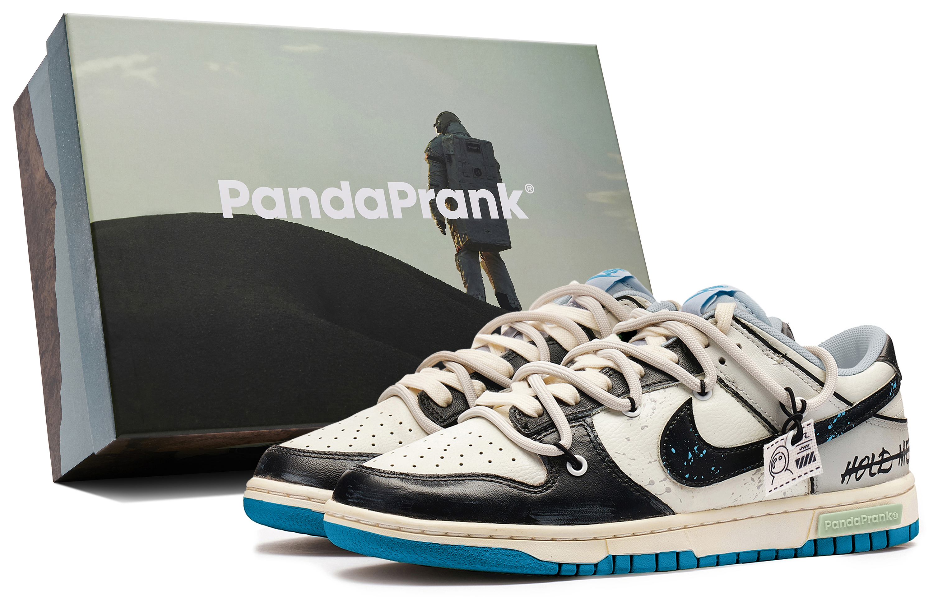 [Custom Shoes] Nike Dunk Low 'Panda Prank Star Trek'