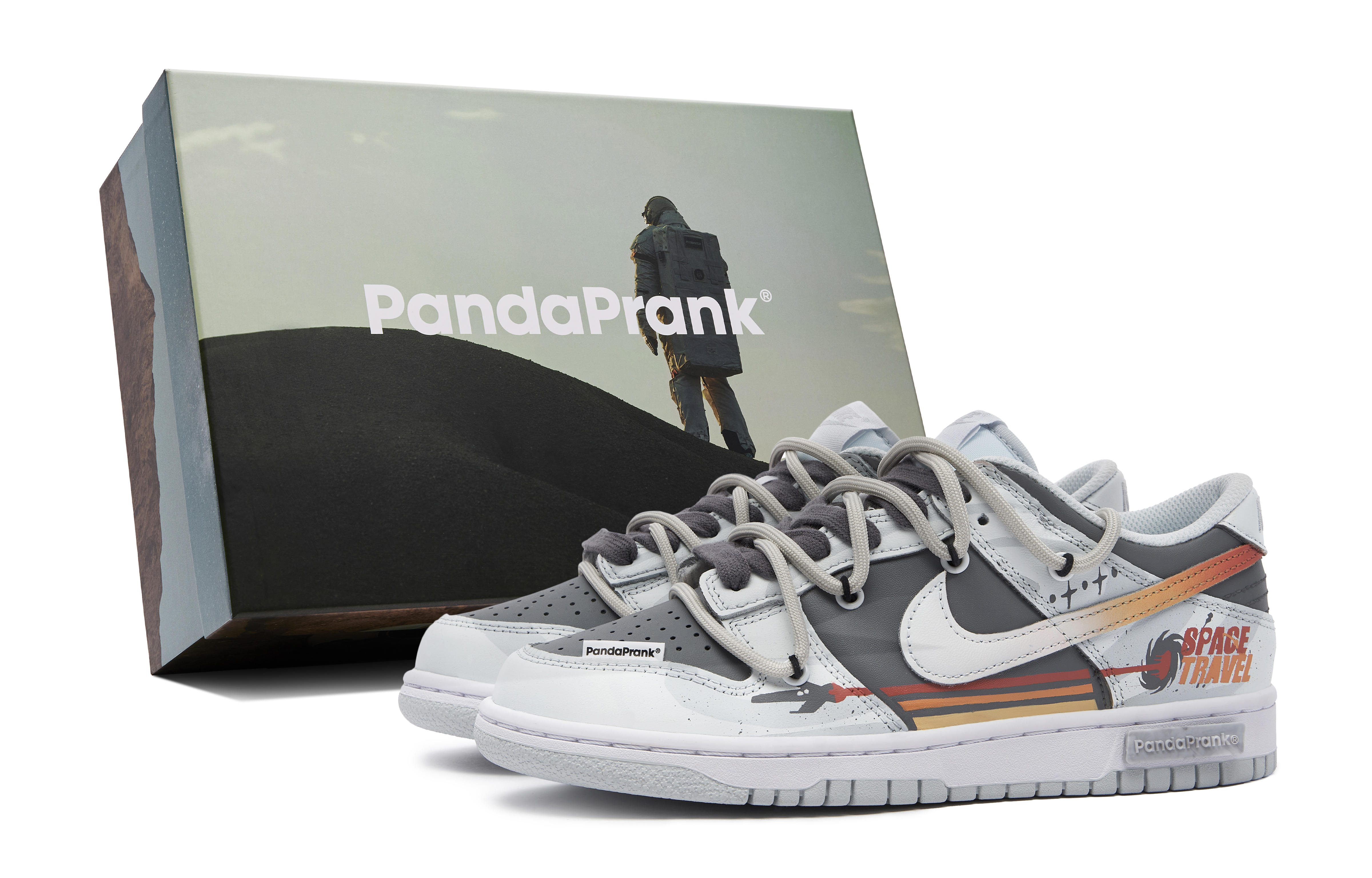 Buy [カスタムシューズ] ナイキ Dunk Low 'パンダプランクリ宇宙探検' DH9765-102-480993 DH9765-102-480993