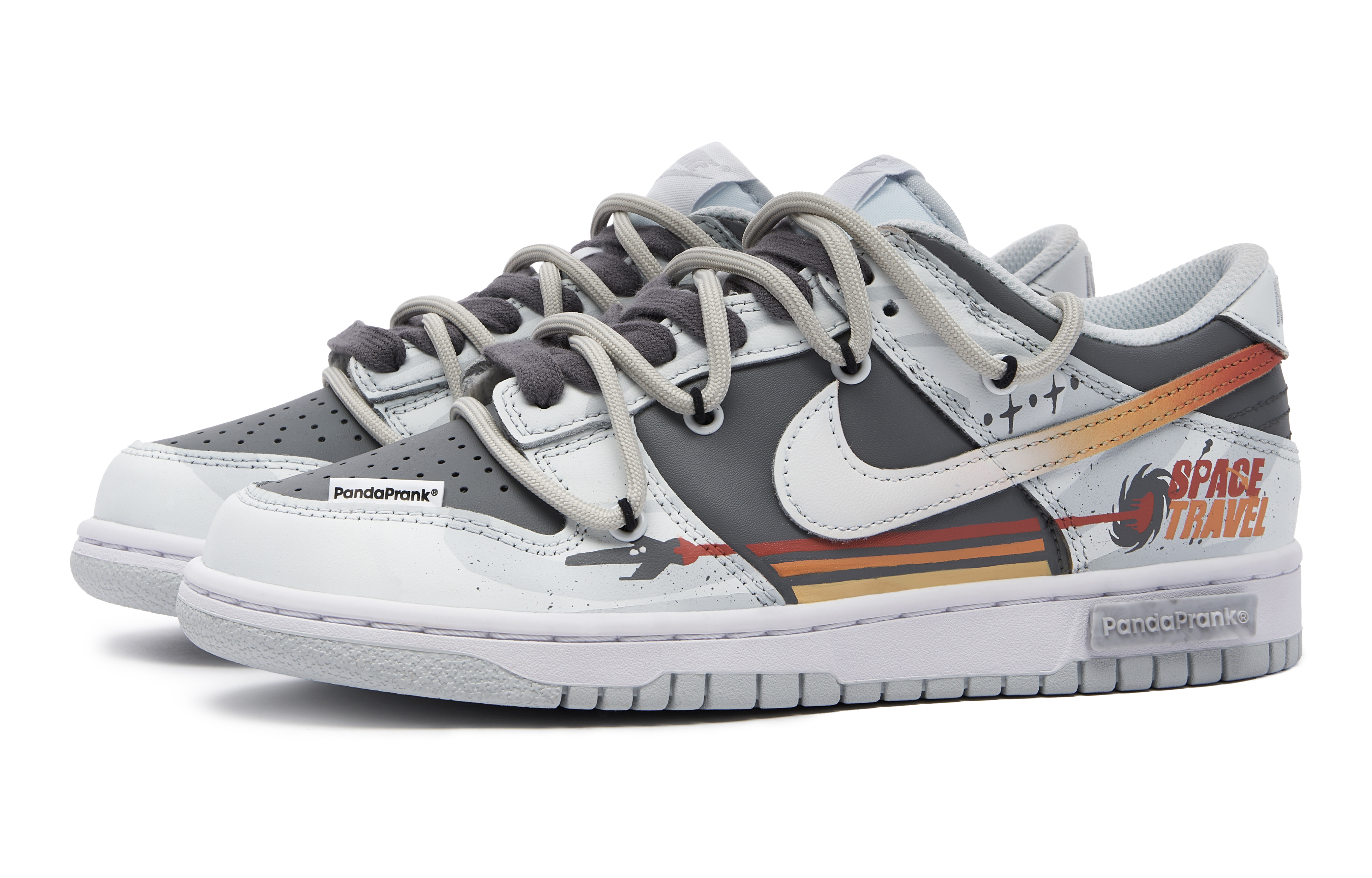 Shop [カスタムシューズ] ナイキ Dunk Low 'パンダプランクリ宇宙探検' DH9765-102-480993 DH9765-102-480993