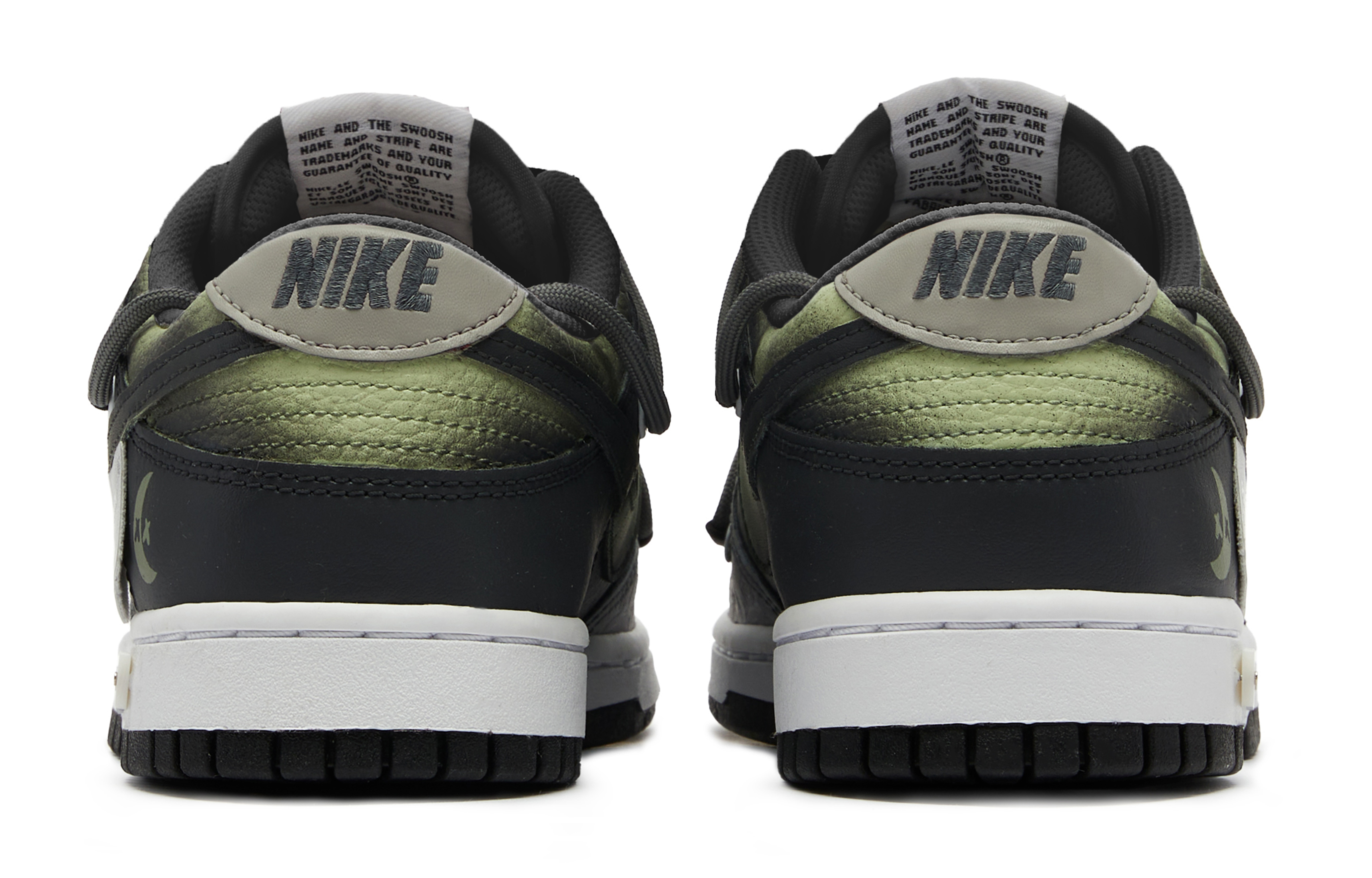 Shop [Sepatu Kustom] Nike Dunk Low 'Panda Prankster Moon' FD1232-001(TeamH-女款MOON-S-BOX)