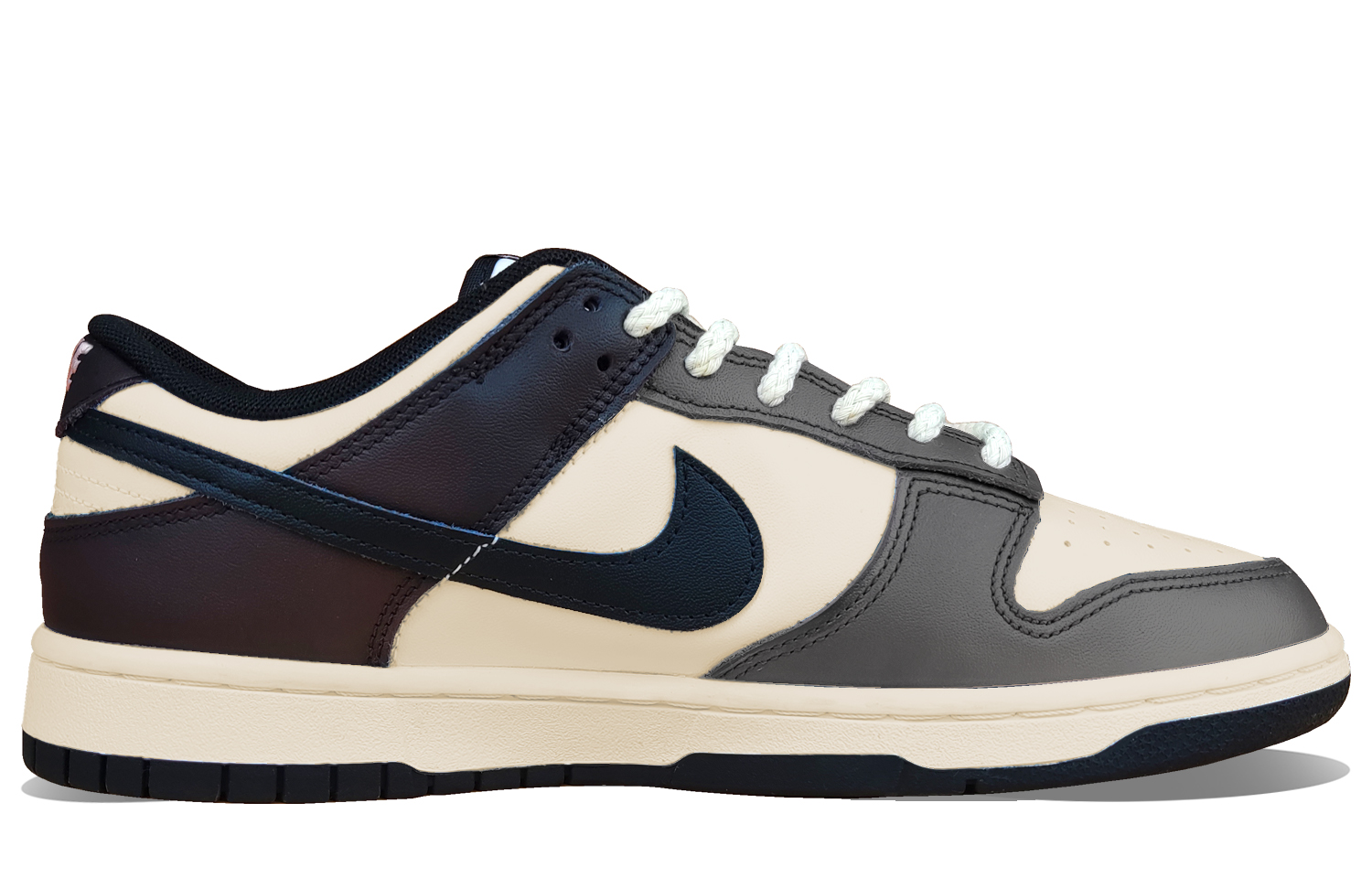 Order [Kasut Custom] Nike Dunk Rendah 'Panda Merah Wain Kopi' CW1590-100（Team50-美式咖啡做旧GS）