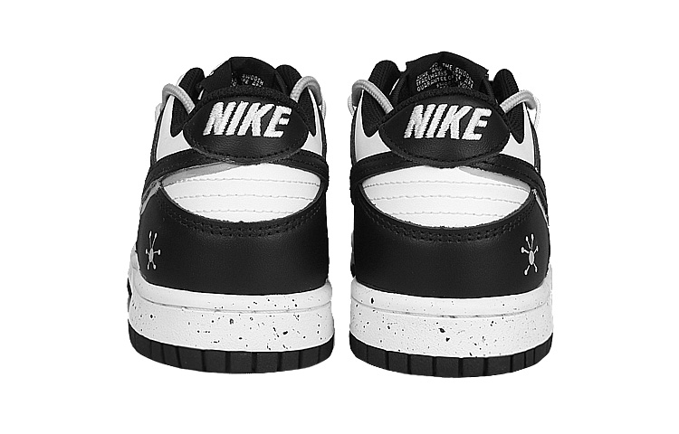 [Custom Shoes] Nike Dunk Low 'Panda SF6 Molecule Splatter Deconstructed Double Swoosh Black White' 圖 5