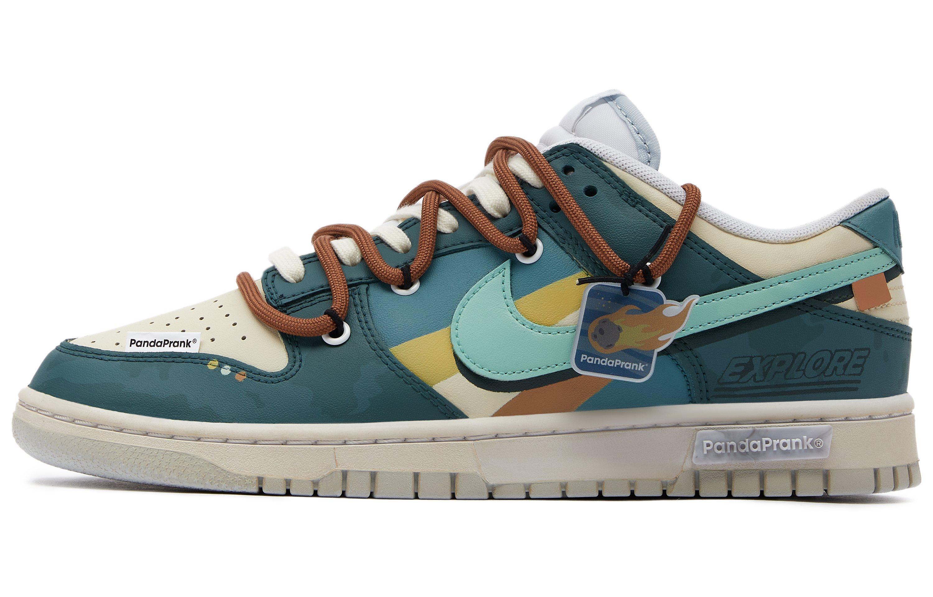 Order [Kasut Custom] Nike Dunk Low 'Panda Shenanigans Eksplorasi Kosmik' DV0831-101-481025