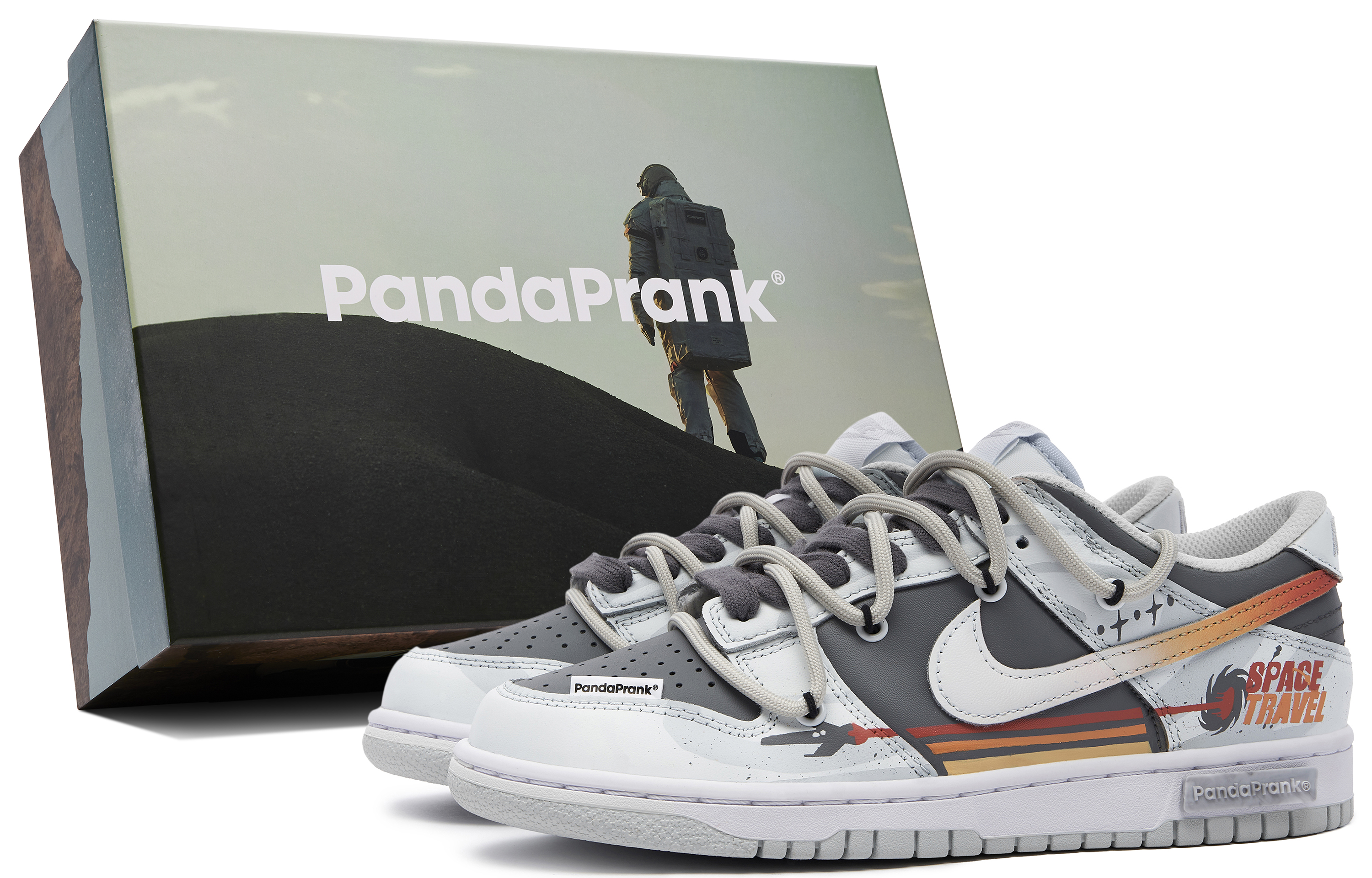 Buy [Sepatu Kustom] Nike Dunk Low 'Panda Shenanigans Penjelajahan Angkasa' DV0831-101-481007