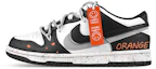 Buy 【訂製球鞋】Nike Dunk Low 熊貓 笑臉 橙布貼 愛心 潑墨 解構 雙鞋帶 低筒 板鞋 GS 黑白灰