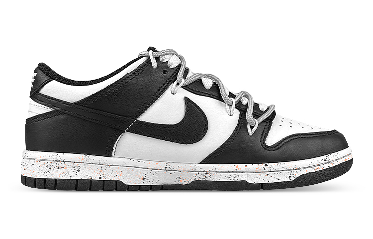 Order [Sneakers Khusus] Nike Dunk Low 'Panda Smile - Orange Patchwork' CW1590-100(Team47-女款对折笑脸橙)
