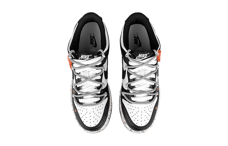 Shop [Sneakers Khusus] Nike Dunk Low 'Panda Smile - Orange Patchwork' CW1590-100(Team47-女款对折笑脸橙)