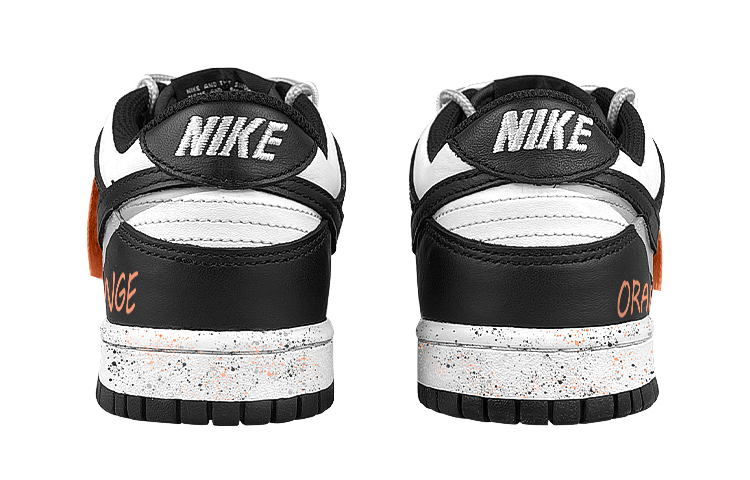 Purchase [Sneakers Khusus] Nike Dunk Low 'Panda Smile - Orange Patchwork' CW1590-100(Team47-女款对折笑脸橙)