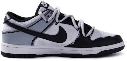 【客製球鞋】 Nike Dunk Low Black 笑臉 簡約萬用 復古仿舊 熊貓 低筒 板鞋 男款 黑灰 Order 【客製球鞋】 Nike Dunk Low Black 笑臉 簡約萬用 復古仿舊 熊貓 低筒 板鞋 男款 黑灰