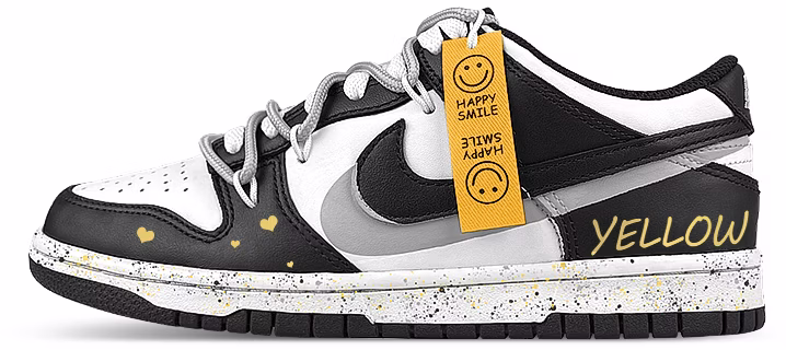 custom-shoes-nike-dunk-low-panda-smile-box