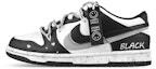Buy Nike Dunk Low Panda Smiley Corazón Negro Personalizadas DD1391-100(Team47-男笑脸黑BOX)