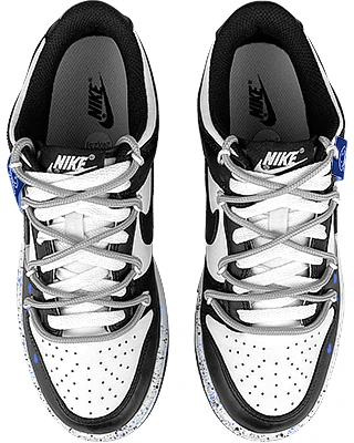 【訂製球鞋】Nike Dunk Low 熊貓 禮盒 笑臉 藍布貼 愛心 潑墨 解構 雙鞋帶 低筒 板鞋 GS 黑白灰 Shop 【訂製球鞋】Nike Dunk Low 熊貓 禮盒 笑臉 藍布貼 愛心 潑墨 解構 雙鞋帶 低筒 板鞋 GS 黑白灰