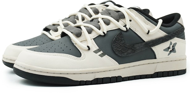 나이키 덩크 로우 '판다 스네이크' (커스텀) DD1391-100-444063 Lookbook 나이키 덩크 로우 '판다 스네이크' (커스텀) DD1391-100-444063