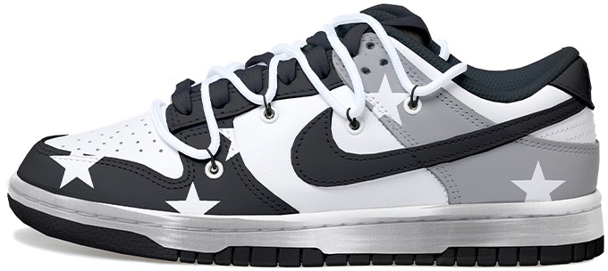 custom-shoes-nike-dunk-low-panda-stars-deconstructed