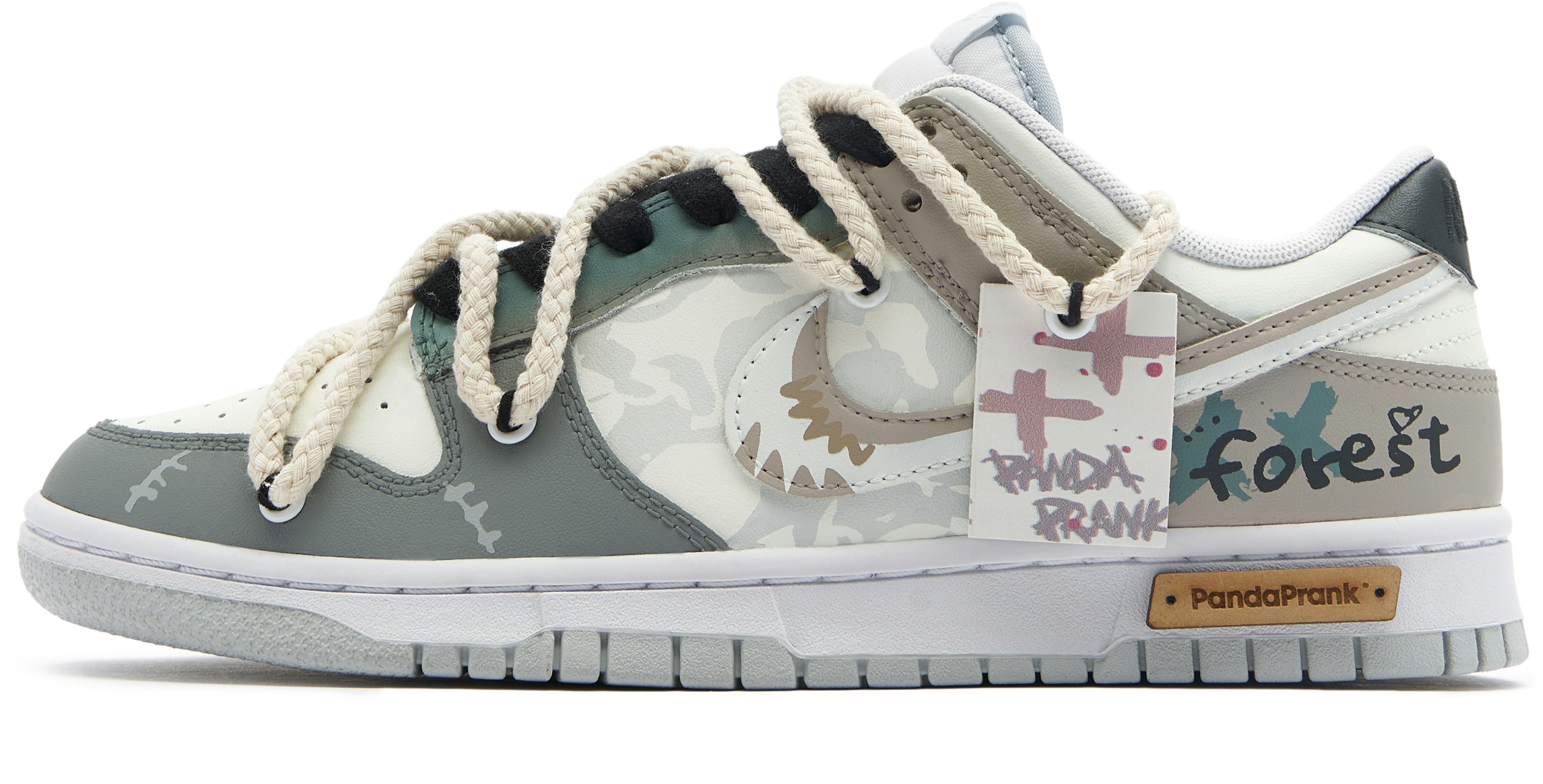 custom-shoes-nike-dunk-low-panda-trick-jungle