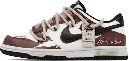 나이키 덩크 로우 '판다 트릭 레드 화이트' (커스텀) CW1590-100-474236 Order 나이키 덩크 로우 '판다 트릭 레드 화이트' (커스텀) CW1590-100-474236