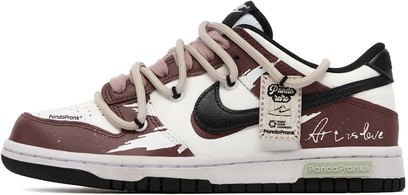 나이키 덩크 로우 '판다 트릭 레드 화이트' (커스텀) CW1590-100-474236 Order 나이키 덩크 로우 '판다 트릭 레드 화이트' (커스텀) CW1590-100-474236