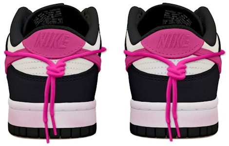 나이키 덩크 로우 '빈티지 핑크 스우시' (커스텀) DD1391-100(Team拾玖-黑白玫红钩男S-BOX) Shop 나이키 덩크 로우 '빈티지 핑크 스우시' (커스텀) DD1391-100(Team拾玖-黑白玫红钩男S-BOX)