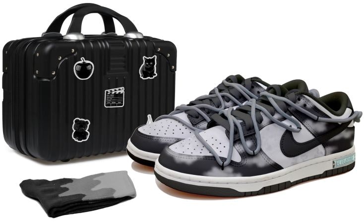 custom-shoes-nike-dunk-low-panda-white-cloud