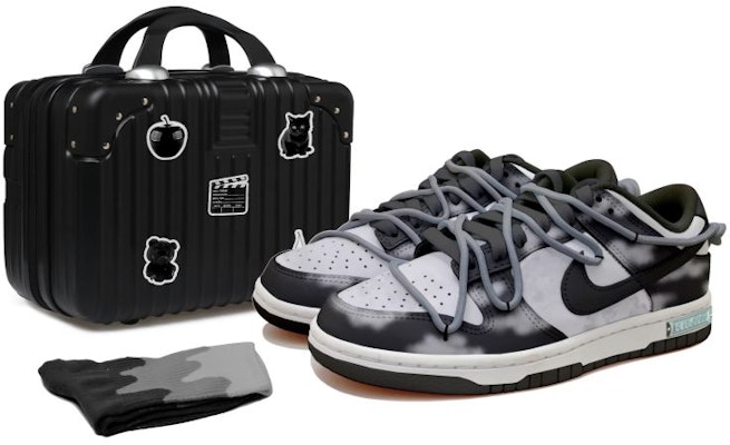 나이키 덩크 로우 '판다 화이트 클라우드' (커스텀) CW1590-100(Team拾玖-做旧白云女S-BOX) Buy 나이키 덩크 로우 '판다 화이트 클라우드' (커스텀) CW1590-100(Team拾玖-做旧白云女S-BOX)