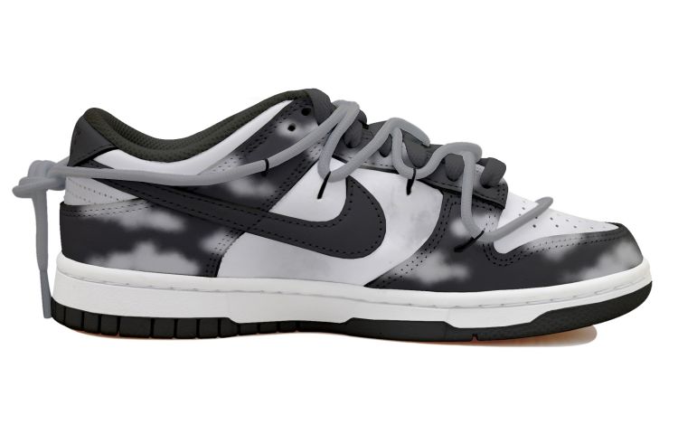 Lookbook 나이키 덩크 로우 '판다 화이트 클라우드' (커스텀) CW1590-100(Team拾玖-做旧白云女S-BOX)