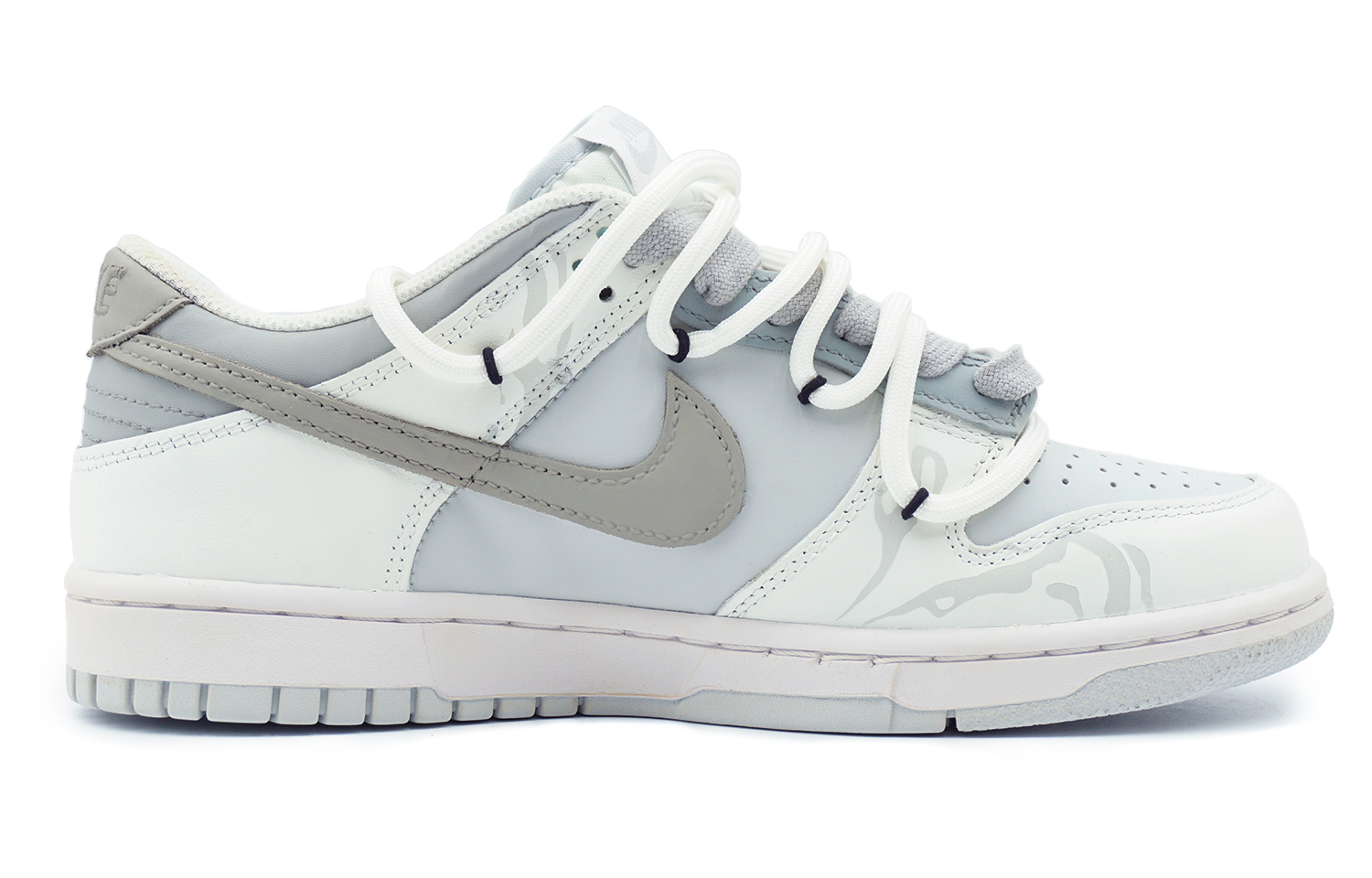 Lookbook [Zapatillas Personalizadas] Nike Dunk Low 'Panther - Blanco Azul' DH9765-102(Team108-女款小男孩)