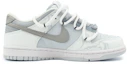 Lookbook 【客製球鞋】 Nike Dunk Low 時尚穿搭 黑豹 獨特高級 戶外 復古風格 耐磨輕便通風防滑 低筒 板鞋 GS 白藍