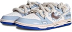 Shop 【訂製球鞋】 Nike Dunk 古早星系 國風 解構 做舊 字母 小熊塗鴉 清新 簡約 漸變 復古 低筒 板鞋 男款 粉藍