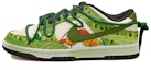 Buy 【定製球鞋】Nike Dunk Low 鄉村油畫 清新 做舊 麻繩 解構 禮盒 低幫 板鞋 男款 黑綠