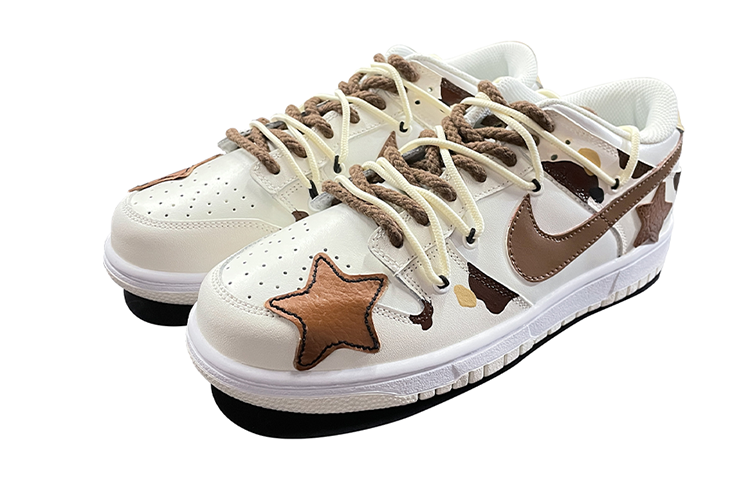 Lookbook [Zapatillas Personalizadas] Nike Dunk Low 'Estrella Pastoral Doodle' DH9765-100(TeamD-GS款牧场的星星)