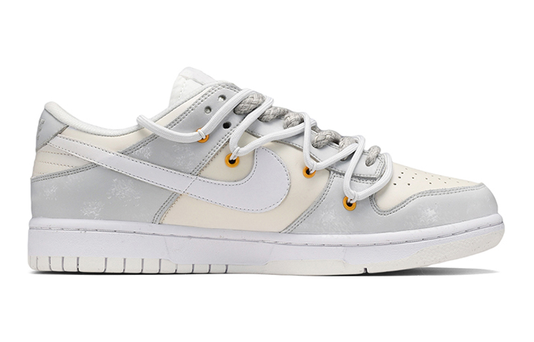 Order 【定製球鞋】Nike Dunk Low 小熊 貼布 低幫 板鞋 GS 灰黃
