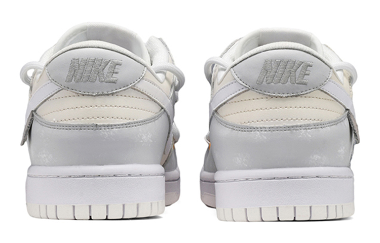 Shop 【定製球鞋】Nike Dunk Low 小熊 貼布 低幫 板鞋 GS 灰黃