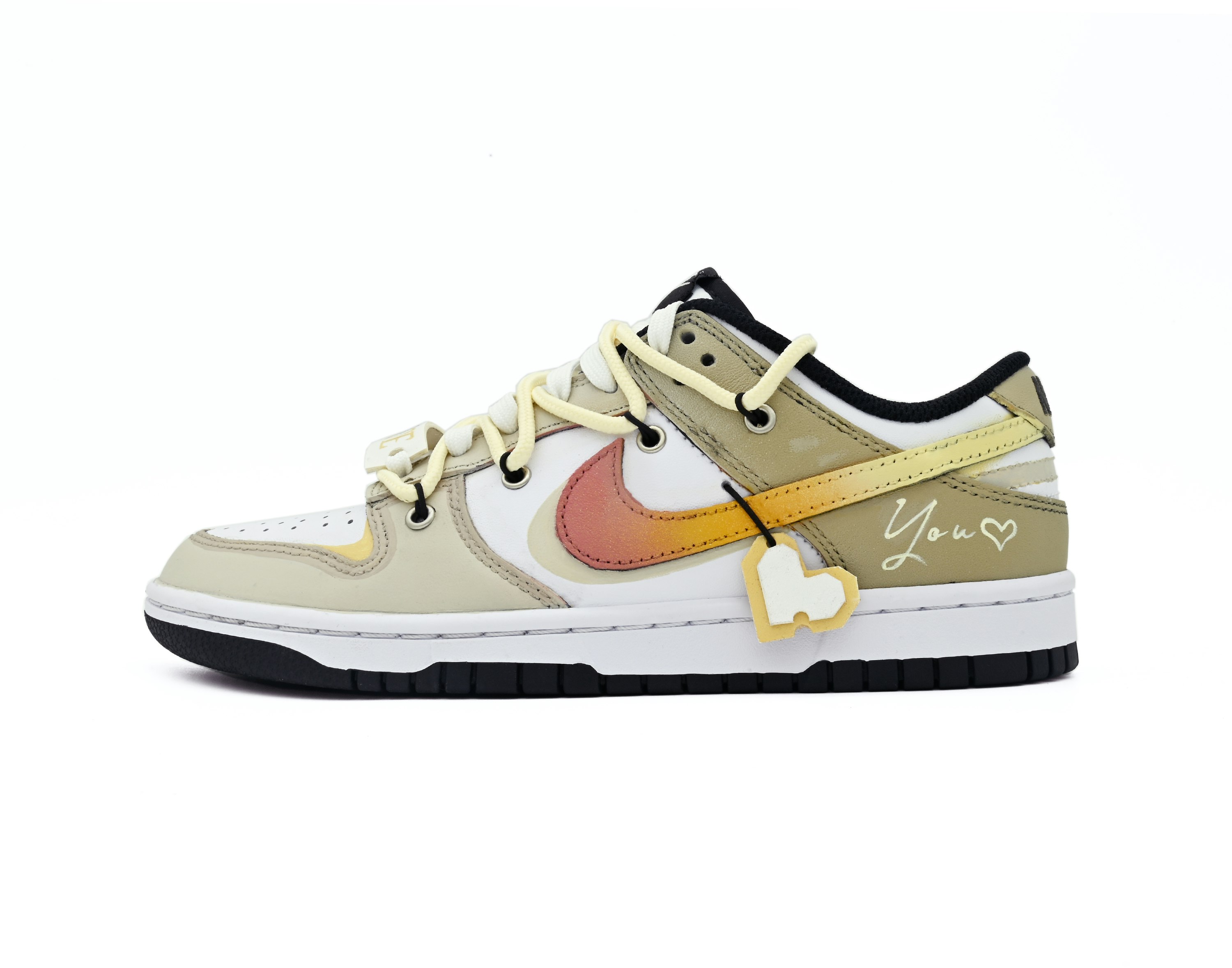 custom-shoes-nike-dunk-low-patchwork-brown