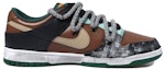 Order 나이키 덩크 로우 '패치워크 블랙브라운' (커스텀) DD1391-300(Team拾玖-贴布爱心男S-BOX)