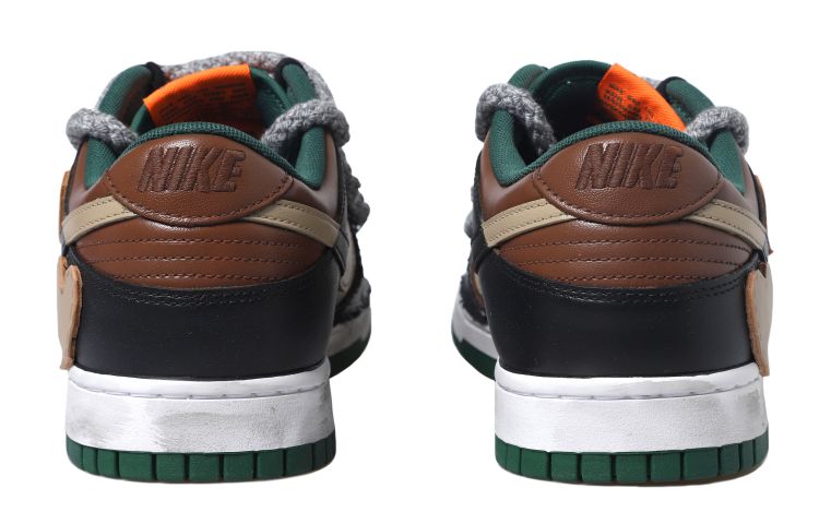 Purchase 나이키 덩크 로우 '패치워크 블랙브라운' (커스텀) DD1391-300(Team拾玖-贴布爱心男S-BOX)