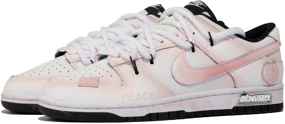 나이키 덩크 로우 '피치 피즈 페이드' (커스텀) CW1590-100(TeamM-女款桃子汽水) Lookbook 나이키 덩크 로우 '피치 피즈 페이드' (커스텀) CW1590-100(TeamM-女款桃子汽水)
