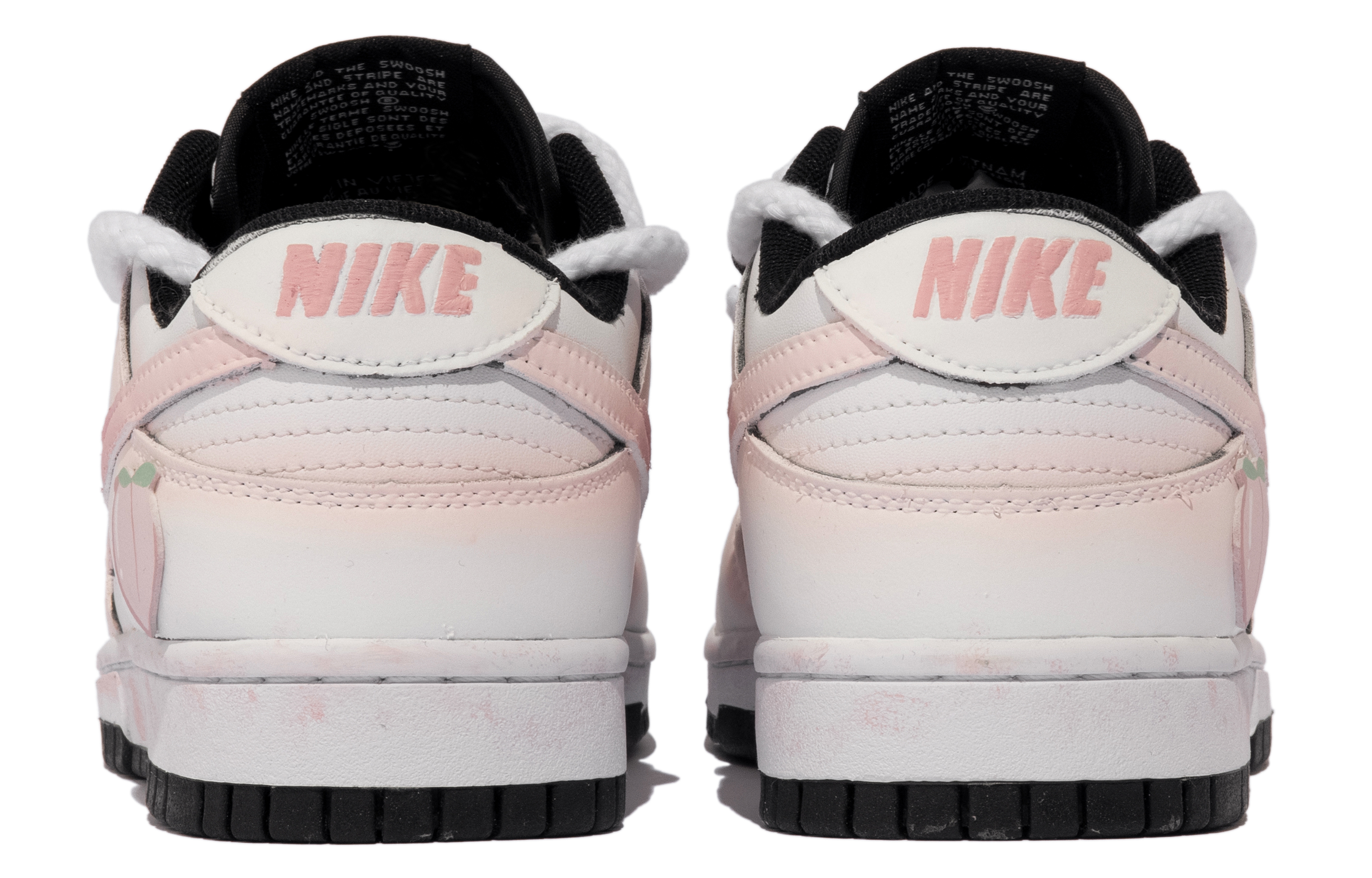 Shop 나이키 덩크 로우 '피치 피즈 페이드' (커스텀) CW1590-100(TeamM-女款桃子汽水)