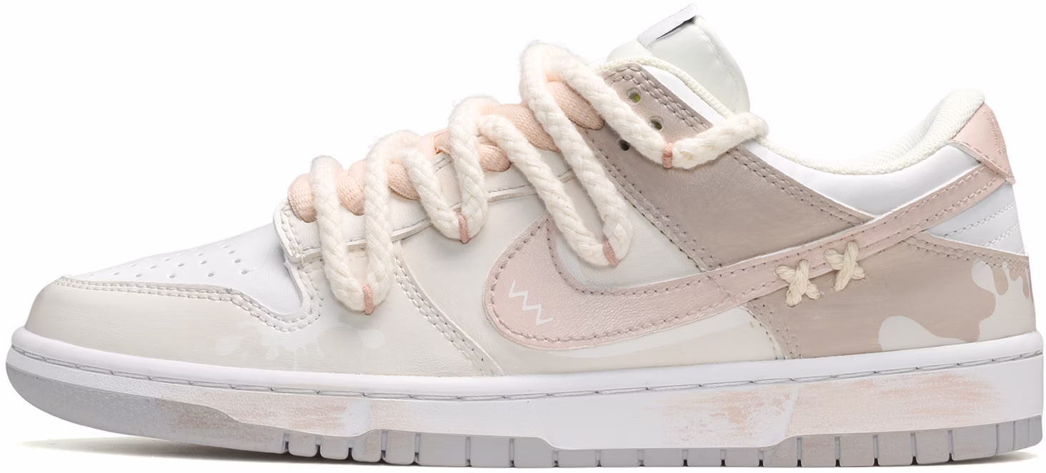 custom-shoes-nike-dunk-low-peach-grapefruit