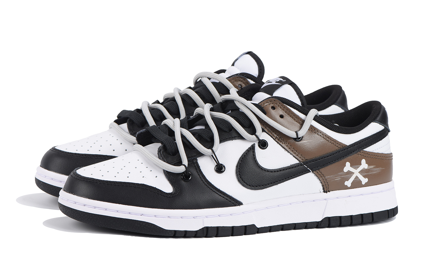 Lookbook 【定製球鞋】Nike Dunk Low PetroBlack十字架潮流復古做舊高街 低筒 板鞋 男款