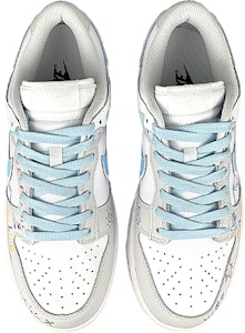 【定制球鞋】Nike Dunk Low Photon Dust 手繪 噴繪 塗鴉 雪山 流淌 滑板 滑雪 字母 板鞋 男女同款 白灰藍 Shop 【定制球鞋】Nike Dunk Low Photon Dust 手繪 噴繪 塗鴉 雪山 流淌 滑板 滑雪 字母 板鞋 男女同款 白灰藍