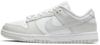 Sizing 【定制球鞋】Nike Dunk Low Photon Dust 手繪 噴繪 塗鴉 雪山 流淌 滑板 滑雪 字母 板鞋 男女同款 白灰藍