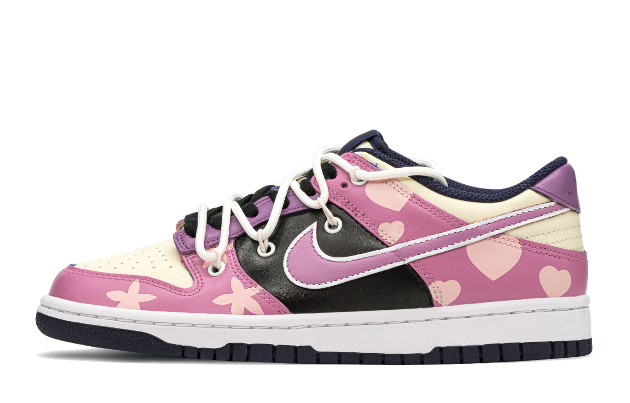 Order [Zapatillas Personalizadas] Nike Dunk Low 'Rosa Negro FZBB' FV8119-161(TeamA-爱爱)
