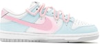 Order 나이키 덩크 로우 '핑크 블루 씨솔트 케이크' (커스텀) DV0831-101(TeamS-粉蓝鸳鸯涂鸦男S-BOX)